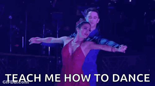 Man And Woman Dancing Teach Me How To Dance GIF