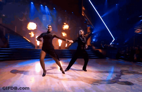 Man And Woman Dancing Together GIF