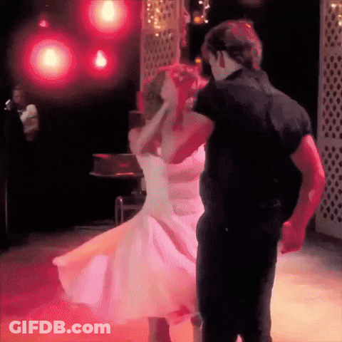 Man And Woman Dancing Together GIF