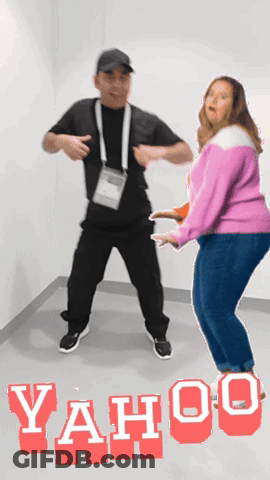 Man And Woman Dancing Yahoo GIF