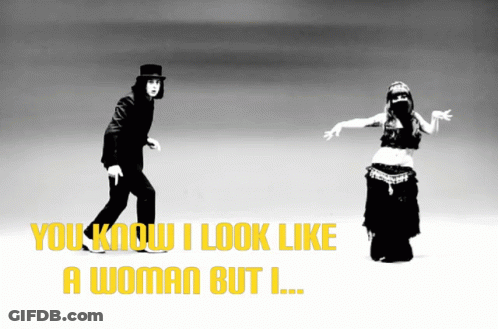 Man And Woman Dancing You Know I Look Like A Woman But I GIF