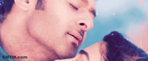 Man And Woman Faces With Blue Sky GIF