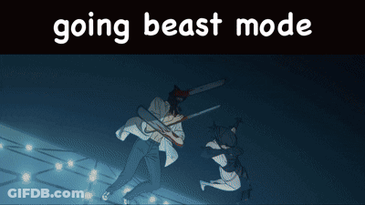 Man And Woman Fighting Going Beast Mode GIF