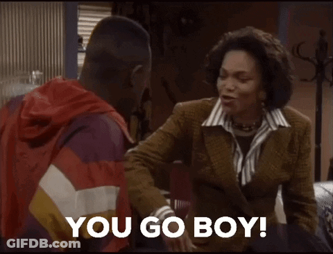 Man And Woman Fighting Woman Saying You Go Boy GIF