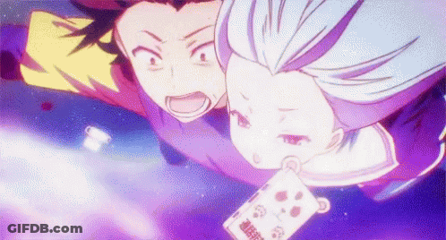 Man And Woman Flying Cartoon GIF