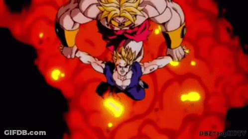 Man And Woman Flying Dragon Ball Z GIF