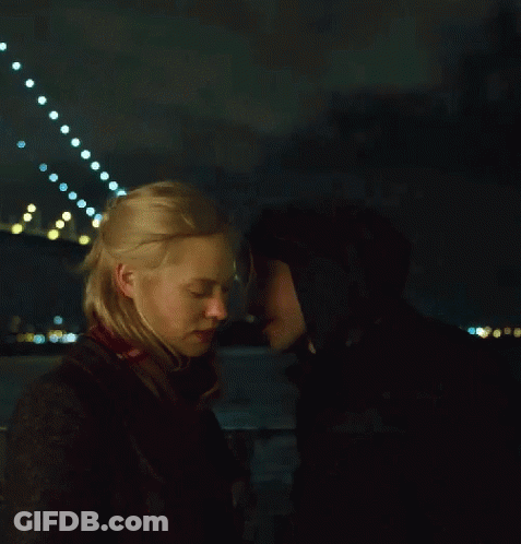 Man And Woman Gazing At Night GIF