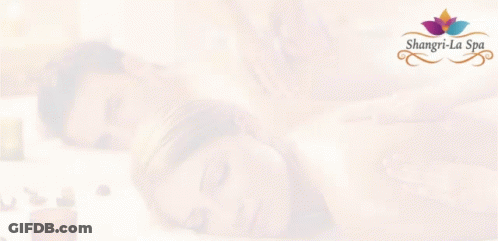 Man And Woman Getting Massage GIF