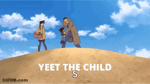 Man And Woman Holding Child Yeet The Child GIF