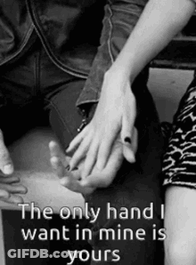 Man And Woman Holding Hands GIF