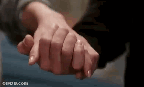 Man And Woman Holding Hands Close Up GIF