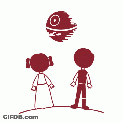 Man And Woman Holding Hands Saying I Love You To The Moon And Back GIF