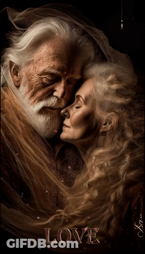 Man And Woman Holding Hands Sun & Moon Together Forever And Beyond GIF