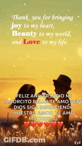Man And Woman Holding Hands Thank You For Bringing Joy To My Heart GIF