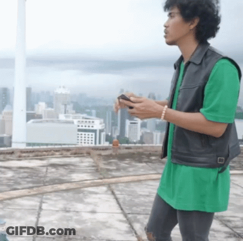 Man And Woman Holding Ticket GIF