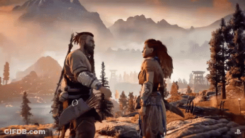 Man And Woman Horizon Zero Dawn GIF