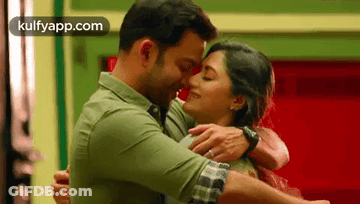 Man And Woman Hugging GIF