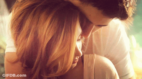 Man And Woman Hugging GIF