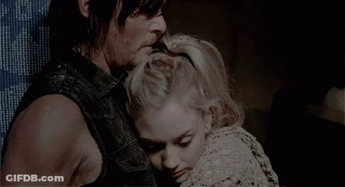 Man And Woman Hugging GIF