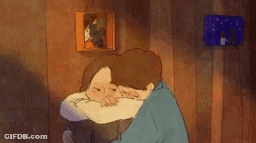 Man And Woman Hugging GIF