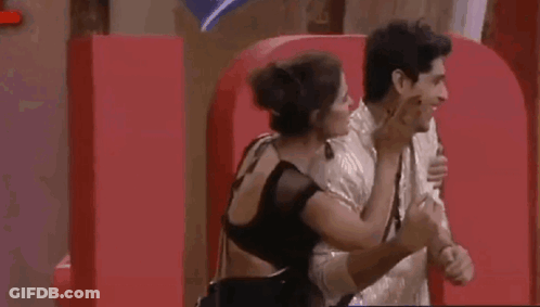 Man And Woman Hugging GIF