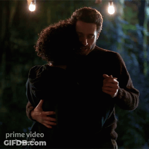 Man And Woman Hugging Behind Prime Video GIF