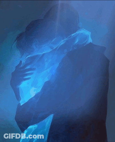 Man And Woman Hugging In Dark Room GIF