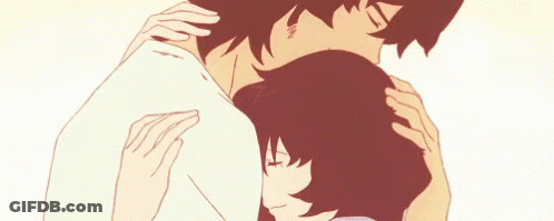Man And Woman Hugging GIF