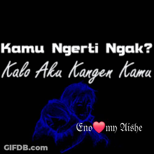 Man And Woman Hugging Kamu Ngerti Ngak GIF