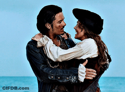 Man And Woman Hugging Looking At Each Other GIF