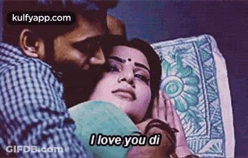 Man And Woman Hugging Saying I Love You Di GIF
