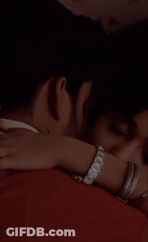 Man And Woman Hugging Saying Love You GIF