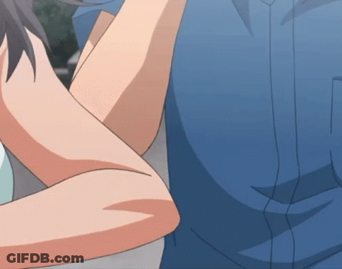 Man And Woman Hugging GIF