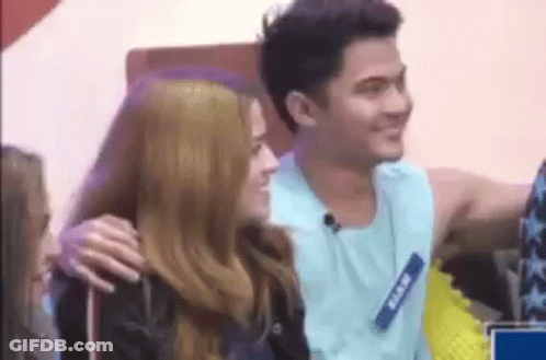 Man And Woman Hugging GIF