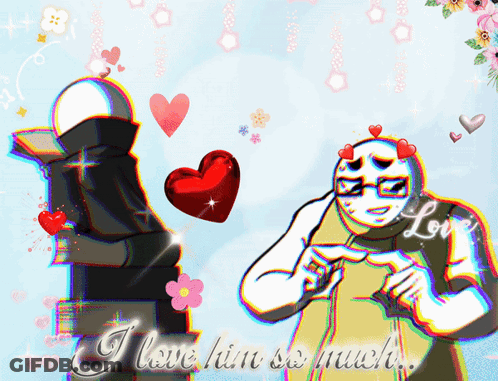 Man And Woman I Love Him So Much GIF