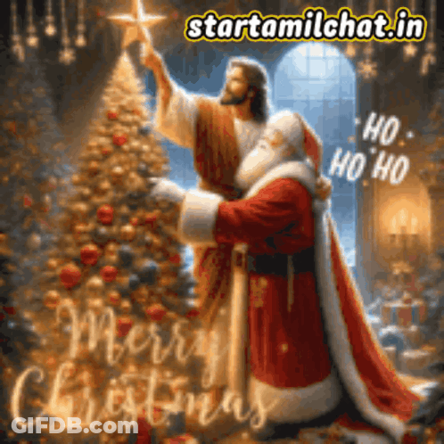 Man And Woman In Car Feliz Navidad GIF