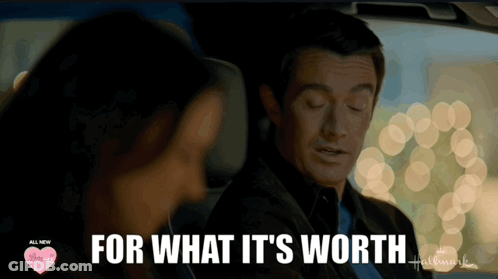 Man And Woman In Car For What It's Worth GIF