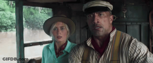 Man And Woman In Car Looking At Something GIF