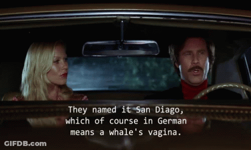 Man And Woman In Car Named San Diego GIF
