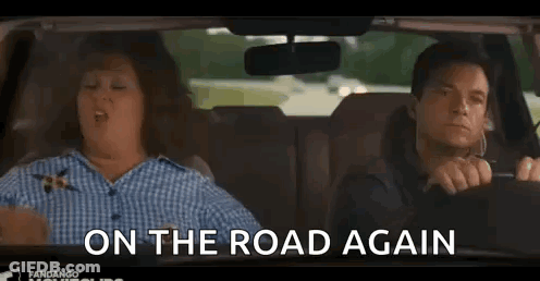 Man And Woman In Car GIF
