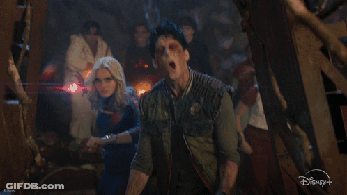Man And Woman In Disney+ Movie GIF
