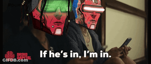 Man And Woman In Droid Capital Ad GIF