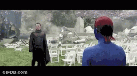Man And Woman In Field With White Chairs GIF