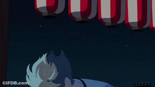 Man And Woman In Front Of Tokyo Drum GIF