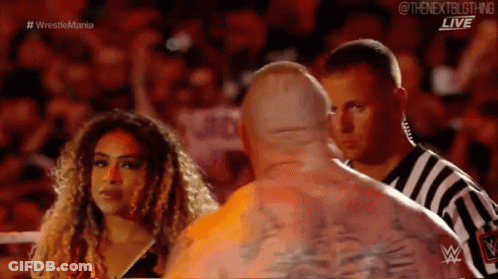 Man And Woman In Wrestling Ring GIF
