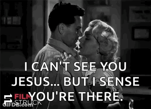 Man And Woman Kissing Black And White Photo Quote GIF
