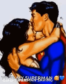 Man And Woman Kissing Hugging GIF