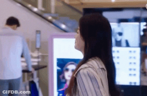 Man And Woman Kissing In Black And White GIF