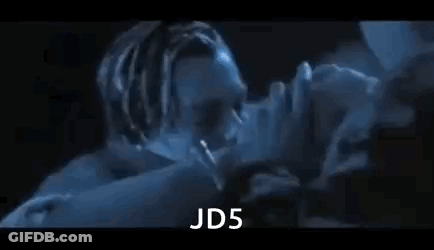 Man And Woman Kissing In Dark Room Titanic GIF