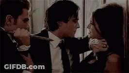 Man And Woman Kissing GIF